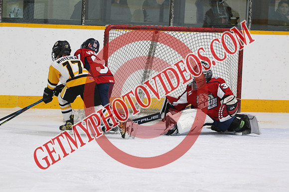 1C2A9200_4 55 PM-U11 B Tier 2-Burlington BULLDOGS (Red) VS South Oxford STORM-Erickson Arena
