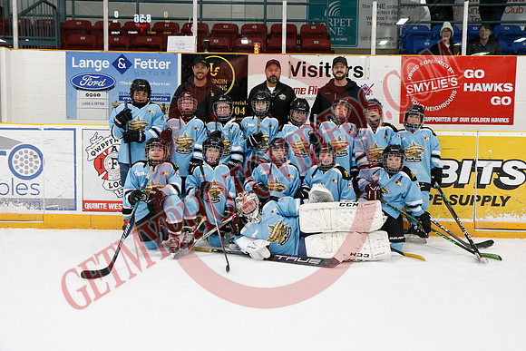_63A2183_8 00 am - U11 - Quinte West River Rats Hockey vs Quinte West Custom Promotions - Pad A