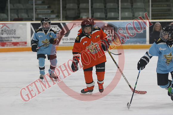 7Z7A2295_8 00 am - U11 - Quinte West River Rats Hockey vs Quinte West Custom Promotions - Pad A