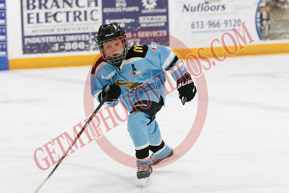 _63A0844_8 00 am - U11 - Quinte West River Rats Hockey vs Quinte West Custom Promotions - Pad A